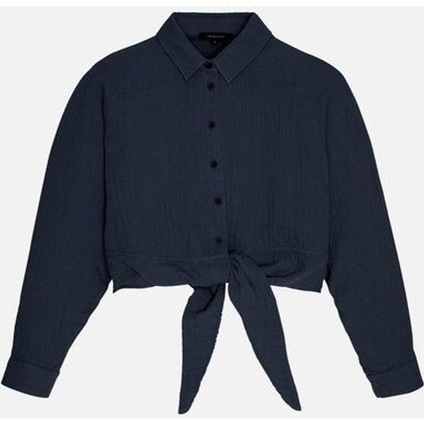 Damen Musselin Bluse aus Baumwolle - VANILLA - recolution