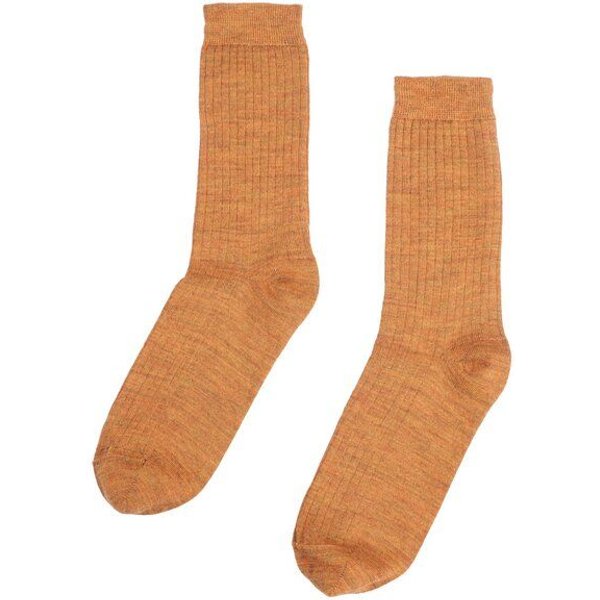 De Colores Rippstrick-Socken aus Alpaka und Wolle