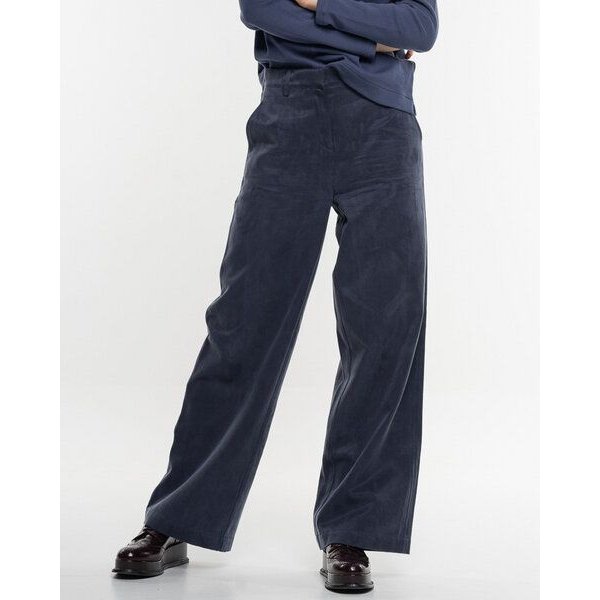 Alma & Lovis Weite Marlenehose aus softem Cotton-Lyocell-Mix | Luxury Marlene