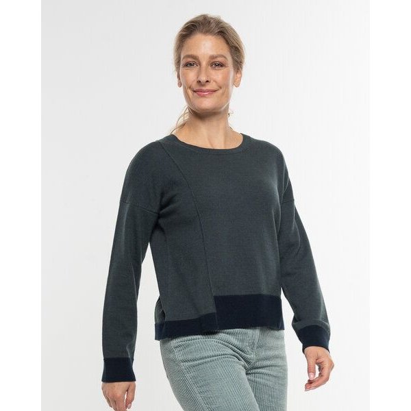 Alma & Lovis Feiner Strickpulli aus softem Bio-Baumwoll-/Woll-Mix | Cot-Wool Pullover
