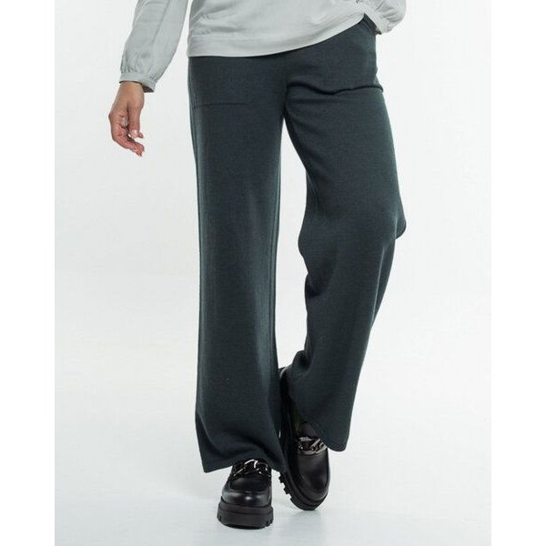 Alma & Lovis Legere Strickmarlene aus softem Bio-Baumwoll-/Woll-Mix | Cot-Wool Strickhose