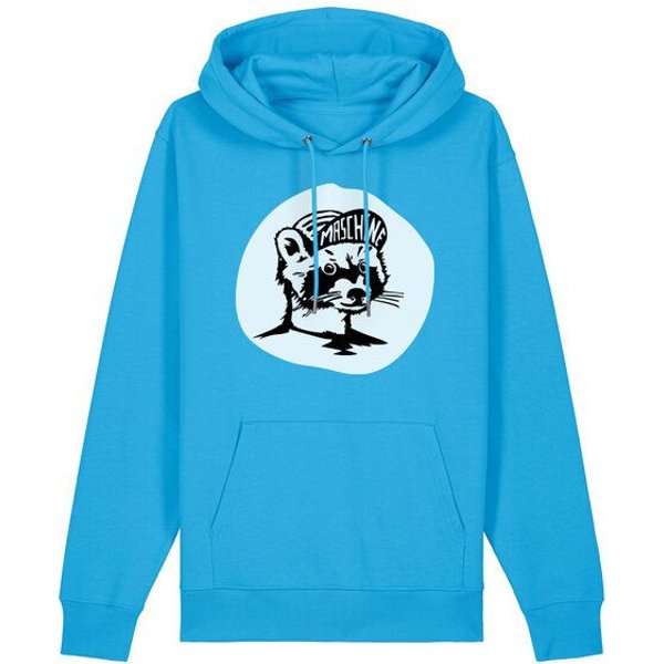 päfjes Waschbär die Maschine / Gravel / Rennrad - Unisex Fair Wear Bio Hoodie