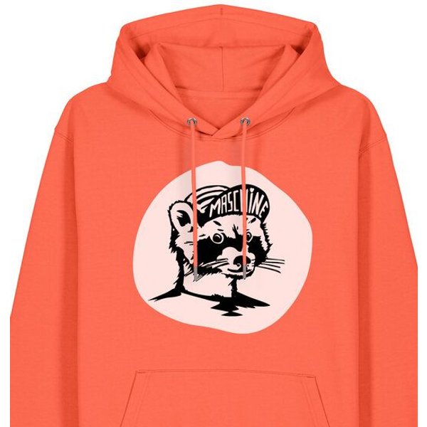 päfjes Waschbär die Maschine / Gravel / Rennrad - Unisex Fair Wear Bio Hoodie