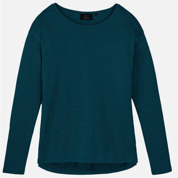 Damen Longsleeve aus LENZING ECOVERO Viskose - FUCHSIA - recolution