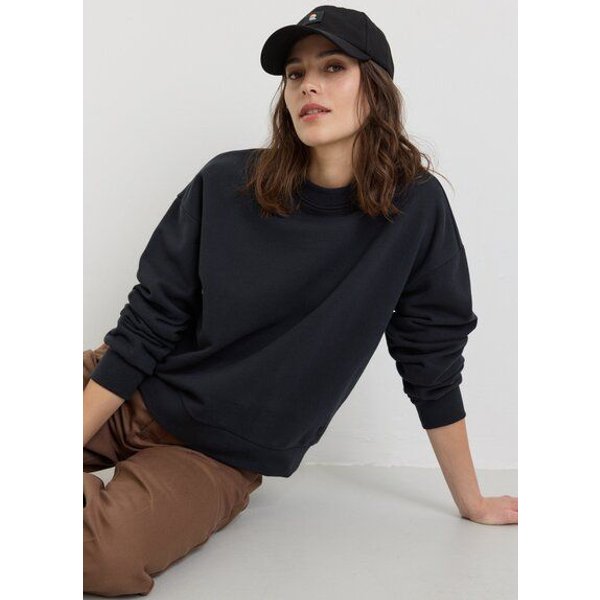 Damen Sweatshirt aus Baumwolle - NERINE - recolution