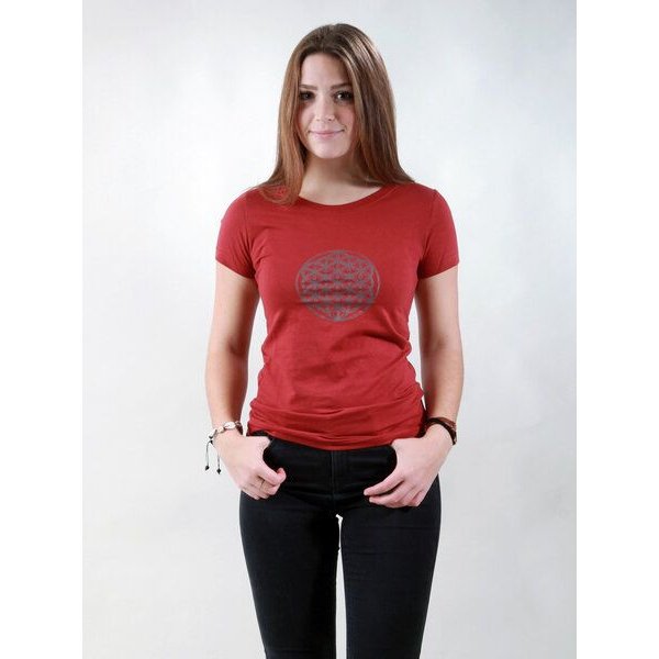 NATIVE SOULS T-Shirt Damen - Flower of Life
