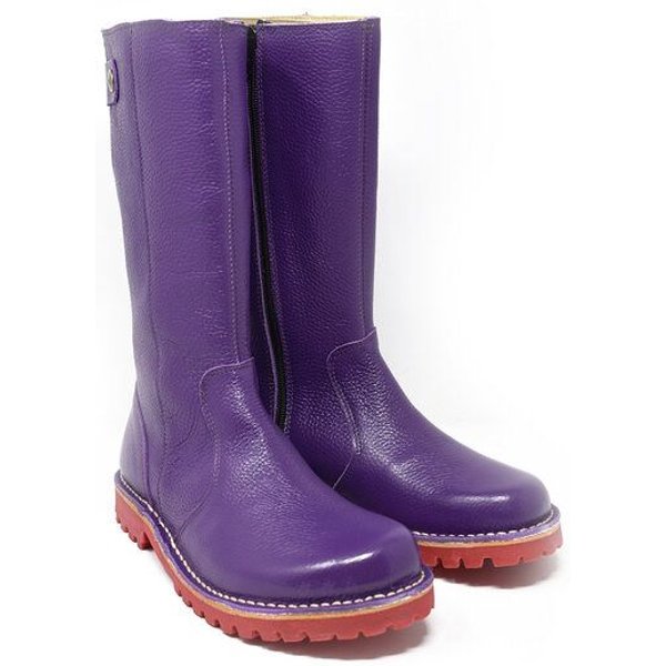 Grünbein Shoes Stiefel Charlotte Naturform lose Einlage lila
