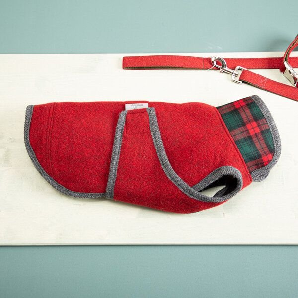 nahtur-design Hundemantel aus Loden | 100 % Schurwolle | warm, wind- & wasserabweisend
