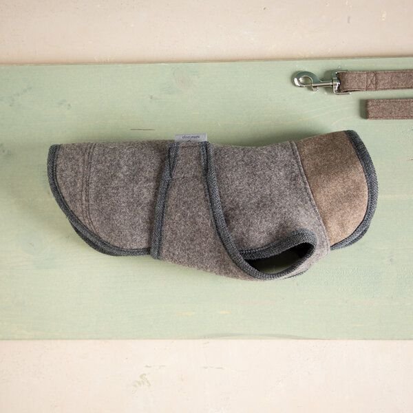 nahtur-design Hundemantel aus Loden | 100 % Schurwolle | warm, wind- & wasserabweisend