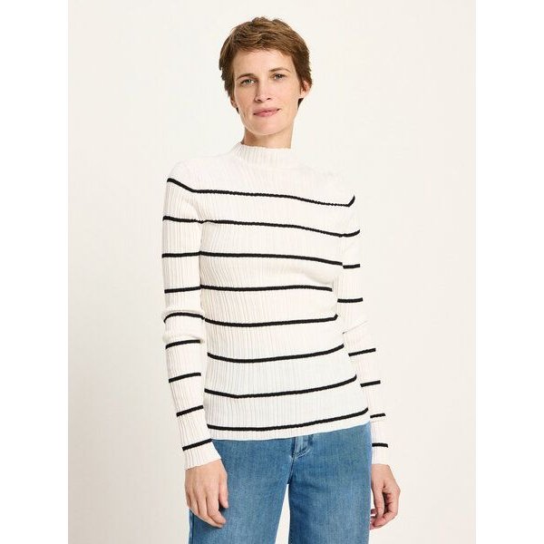 LANIUS Rippenpullover aus Bio-Baumwolle