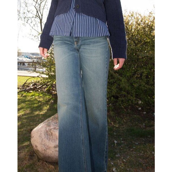 Nudie Jeans Wide Heidi Jeans - Summer Shadow
