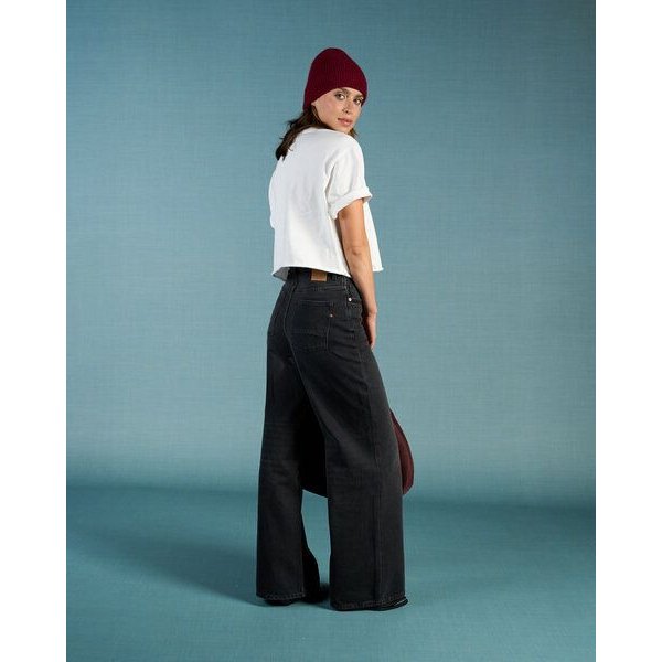Kuyichi HARPER Loose Flare Jeans (smoky noir)