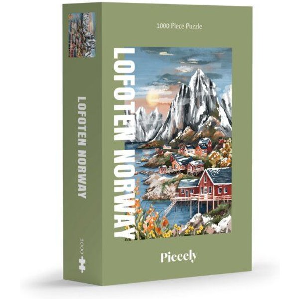 Piecely Lofoten Norway Puzzle, 1000 Teile