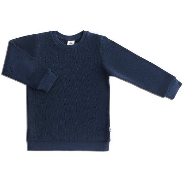 Leela Cotton Baby und Kinder Piqué Sweatshirt reine Bio-Baumwolle