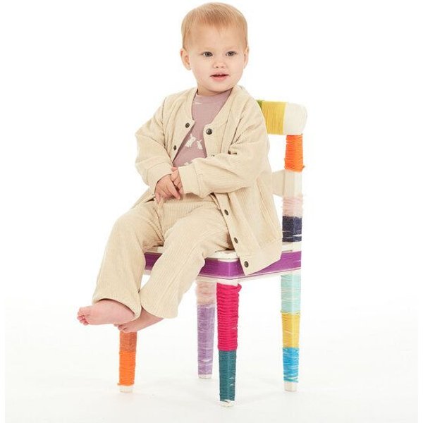 Sense Organics & friends in cooperation with GARY MASH Babyjacke aus kuschligem Nickistoff