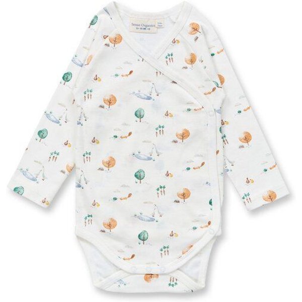 Sense Organics & friends in cooperation with GARY MASH Baby Wickelbody mit Alloverdruck aus Biobaumwolle