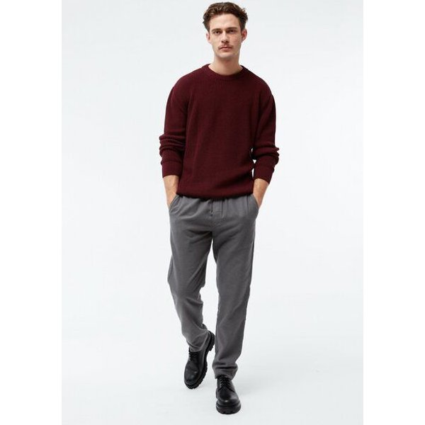 Givn Berlin Flanellhose GBERIC aus Bio-Baumwolle mit Gummibund