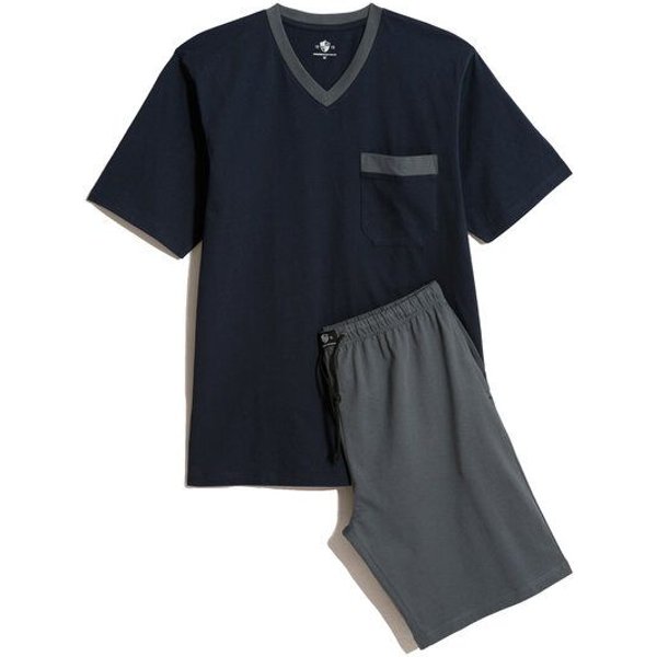 Haasis Bodywear Herren Shorty V-Ausschnitt, Bio Baumwolle, GOTS zertifiziert