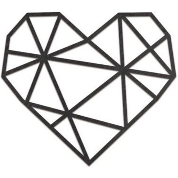 BeWooden Holzdekoration Heart Silhouette – handgefertigte Wanddeko aus Birkenholz
