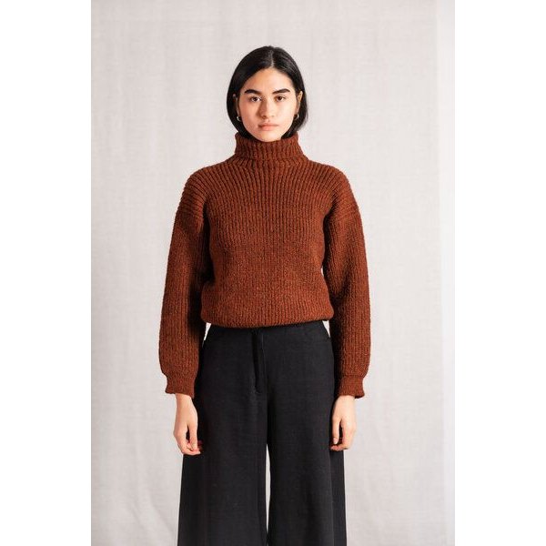 Jyoti - Fair Works Baby-Alpaka Turtleneck Strickpullover Sabeti