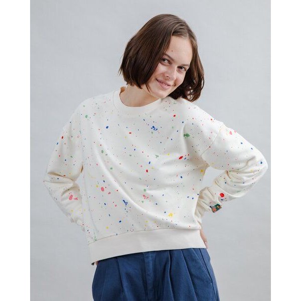 Brava Fabrics Splash Paint Sweater