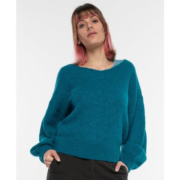 Alma & Lovis Leichter Pullover im Loose-Fit aus zartem Alpakastrick | Light V-Neck