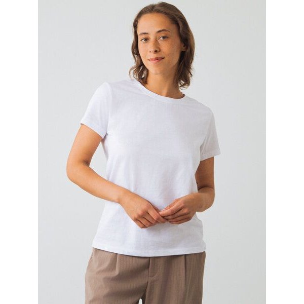 Honest Basics Damen Basic T-Shirt aus Bio- und recycelter Baumwolle