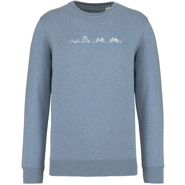 Brandless Basic Bio Unisex Sweatshirt Nr.3 Bicycle Line 350g/m²