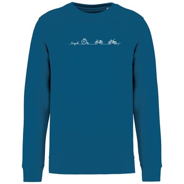Brandless Basic Bio Unisex Sweatshirt Nr.3 Bicycle Line 350g/m²