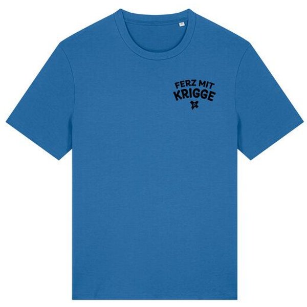 päfjes Ferz mit Krigge Hessisch Spruch - Fair Organic Cotton Unisex / Männer T-Shirt