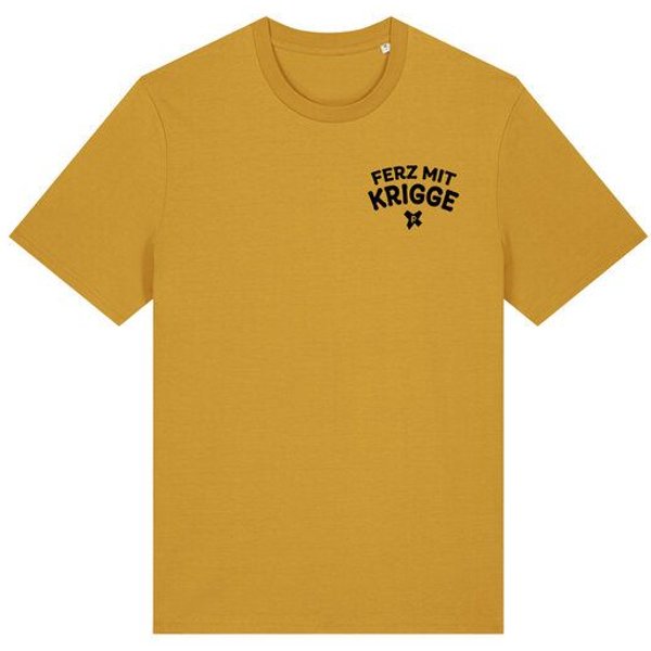 päfjes Ferz mit Krigge Hessisch Spruch - Fair Organic Cotton Unisex / Männer T-Shirt
