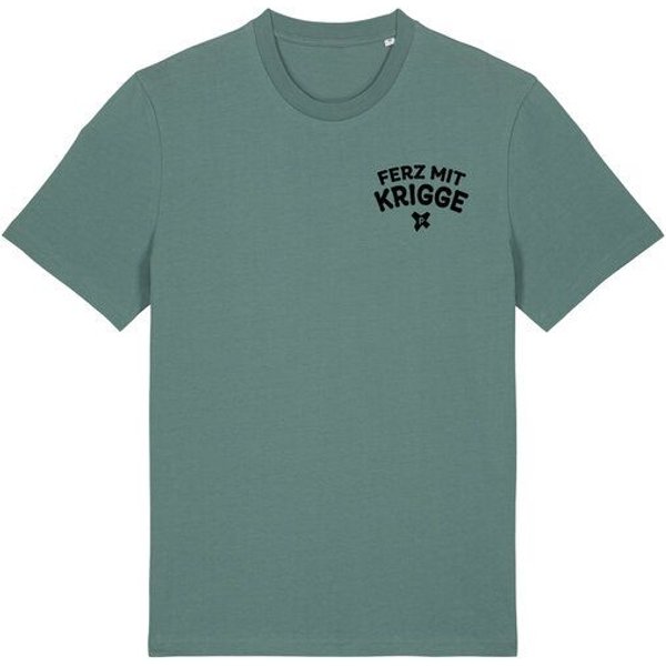 päfjes Ferz mit Krigge Hessisch Spruch - Fair Organic Cotton Unisex / Männer T-Shirt