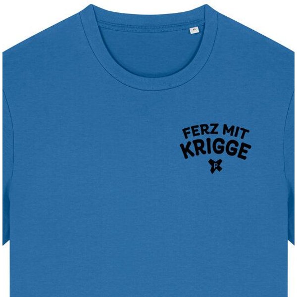 päfjes Ferz mit Krigge Hessisch Spruch - Fair Organic Cotton Unisex / Männer T-Shirt