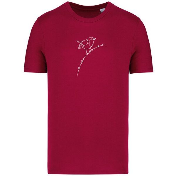 Brandless Basic Bio T-Shirt Rotkehlchen Nr. 4 ( 155 g/m²)