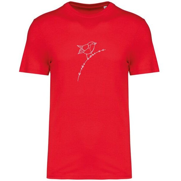 Brandless Basic Bio T-Shirt Rotkehlchen Nr. 4 ( 155 g/m²)