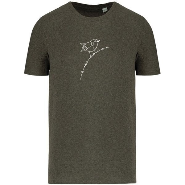 Brandless Basic Bio T-Shirt Rotkehlchen Nr. 4 ( 155 g/m²)