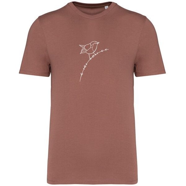 Brandless Basic Bio T-Shirt Rotkehlchen Nr. 4 ( 155 g/m²)