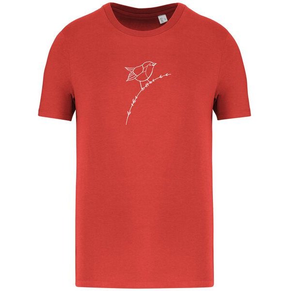 Brandless Basic Bio T-Shirt Rotkehlchen Nr. 4 ( 155 g/m²)