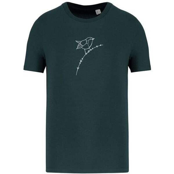 Brandless Basic Bio T-Shirt Rotkehlchen Nr. 4 ( 155 g/m²)