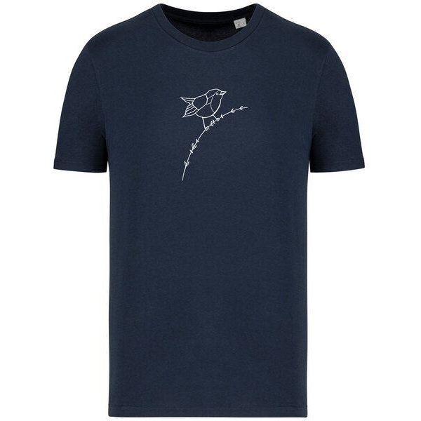 Brandless Basic Bio T-Shirt Rotkehlchen Nr. 4 ( 155 g/m²)