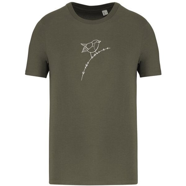 Brandless Basic Bio T-Shirt Rotkehlchen Nr. 4 ( 155 g/m²)
