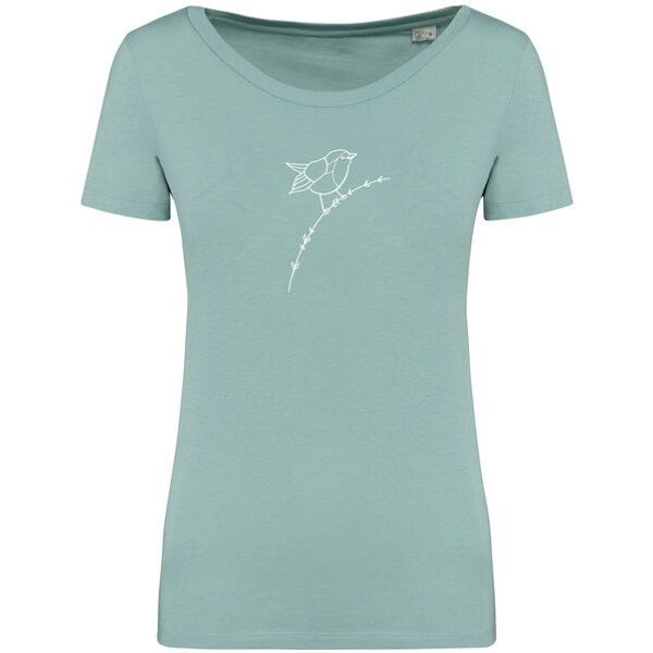 Brandless Basic Bio T-Shirt (ladies) Nr.4 Rotkehlchen 155g/m²