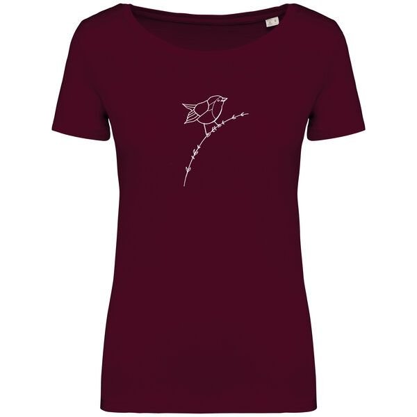 Brandless Basic Bio T-Shirt (ladies) Nr.4 Rotkehlchen 155g/m²