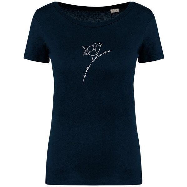 Brandless Basic Bio T-Shirt (ladies) Nr.4 Rotkehlchen 155g/m²