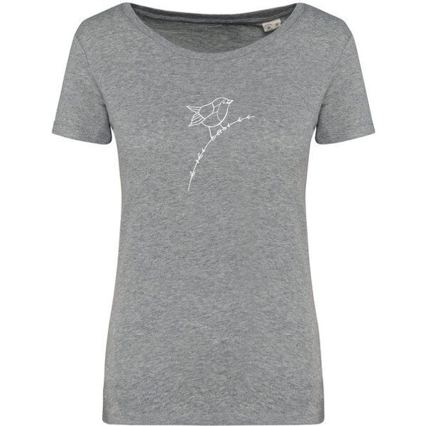 Brandless Basic Bio T-Shirt (ladies) Nr.4 Rotkehlchen 155g/m²