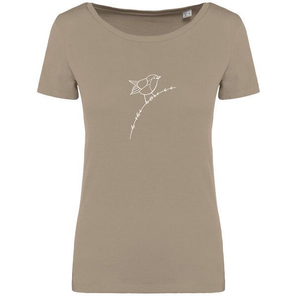 Brandless Basic Bio T-Shirt (ladies) Nr.4 Rotkehlchen 155g/m²