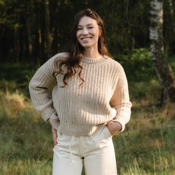 NORDLICHT Wollpullover Mara aus 100% recycelter Wolle