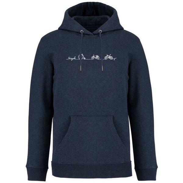 Brandless Basic Bio Hoody Nr. 4 Bicycle Line 350g/m² XXS - 3 XL