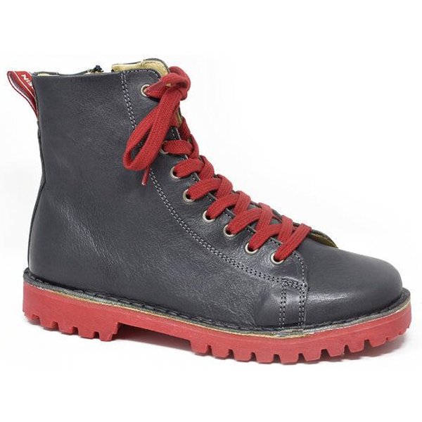 Grünbein Shoes Schnürboots Noa II lose Einlage grau