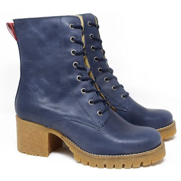 Grünbein Shoes Stiefelette Nilla marineblau